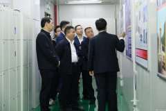 宜春市电子信息产业链招商小分队莅临乐竟web站登录页面入口-乐竟online(中国)参观调研